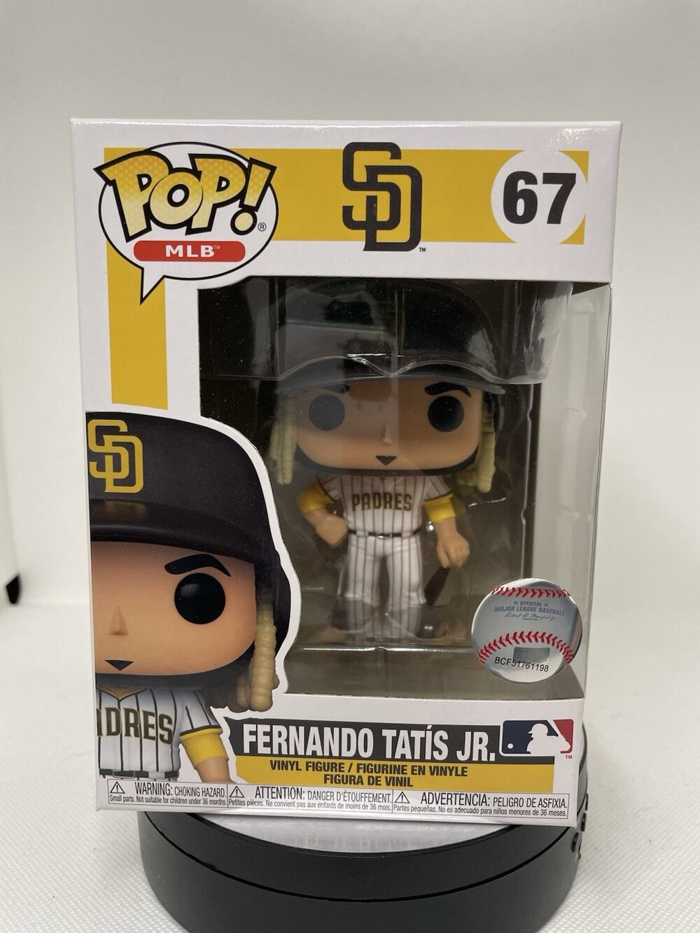 Funko Pop Fernando Tatis Jr. MLB: San Diego Padres #67 - NIB W Protector